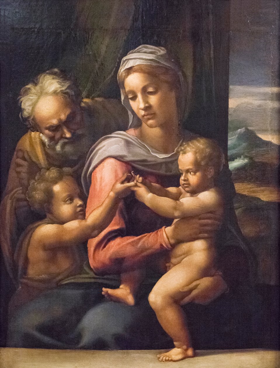 Święta rodzina ze św. Janem Chrzcicielem (obraz) autorstwa (1509 66) Daniele da Volterra