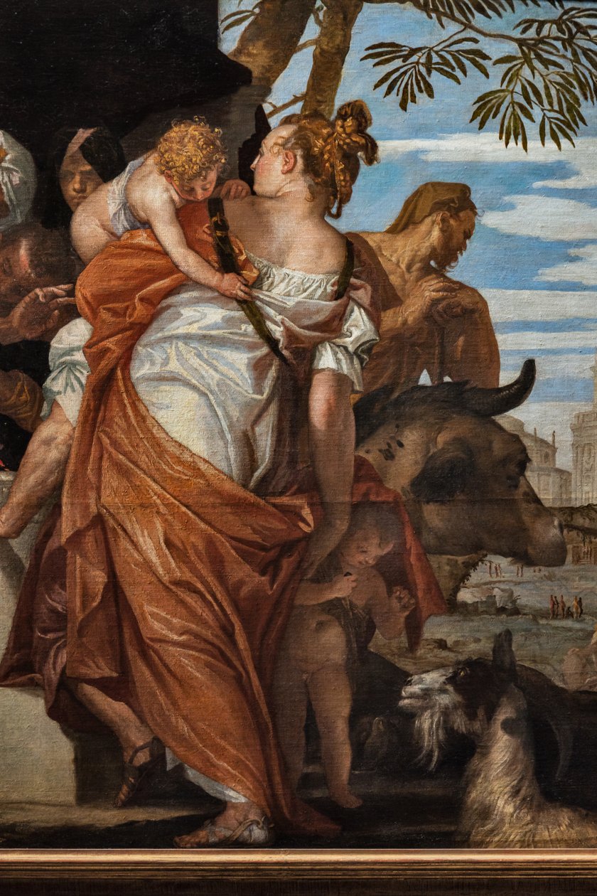 Namaszczenie Dawida, szczegół autorstwa (1528 88) Veronese