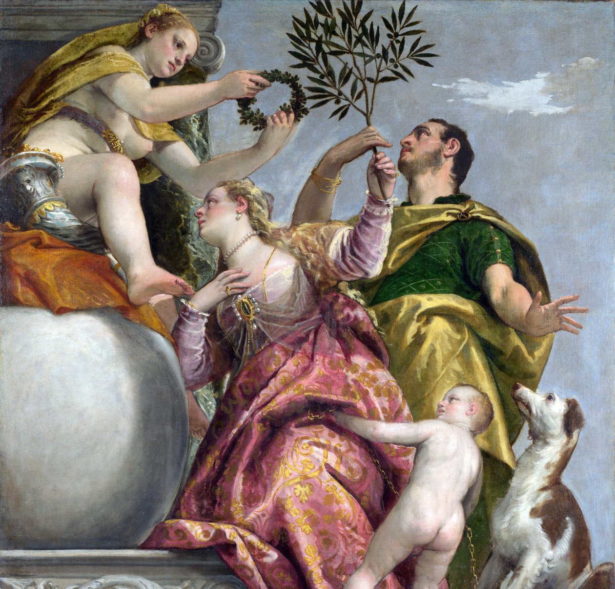 Szczęśliwy związek (Alegoria miłości), ok. 1575 (olej na płótnie) autorstwa (1528 88) Veronese