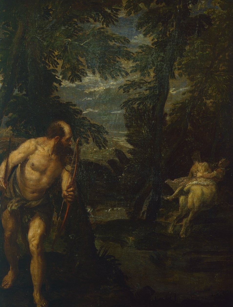 Herkules, Deianeira i Centaur Nessus, 1586 (olej na płótnie) autorstwa (1528 88) Veronese