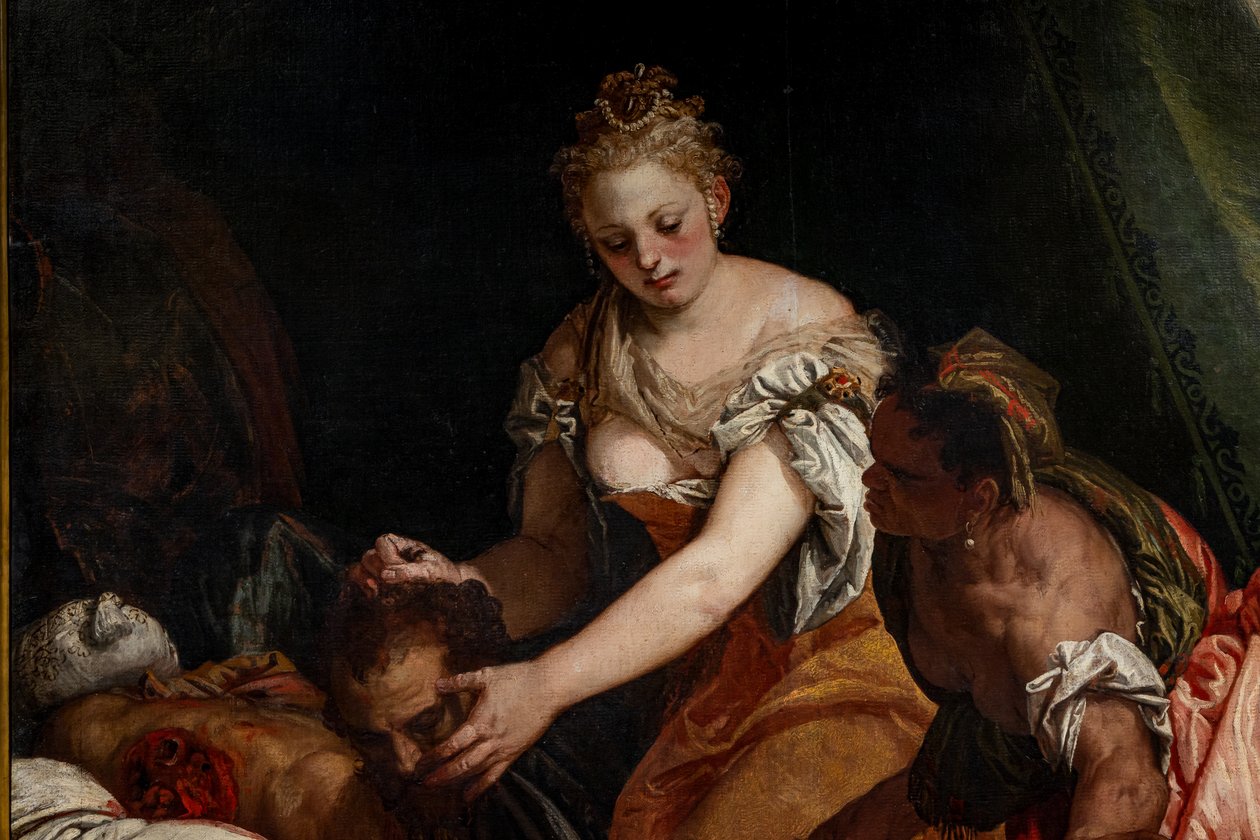 Judyta z głową Holofernesa, fragment autorstwa (1528 88) Veronese