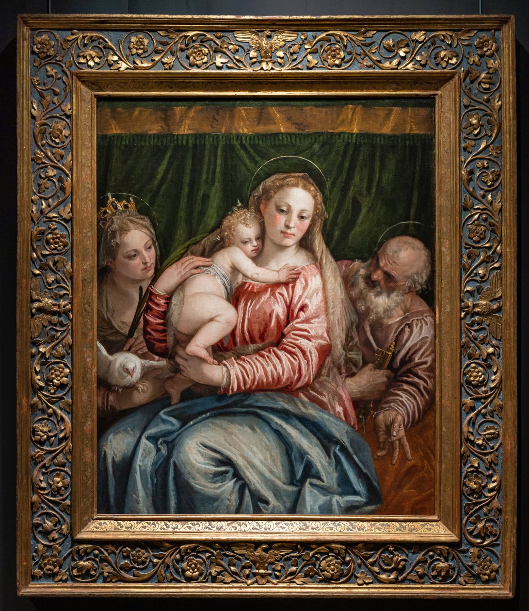 Madonna z Dzieciątkiem Jezus między św. Katarzyną z Alessandrii a Piotrem autorstwa (1528 88) Veronese