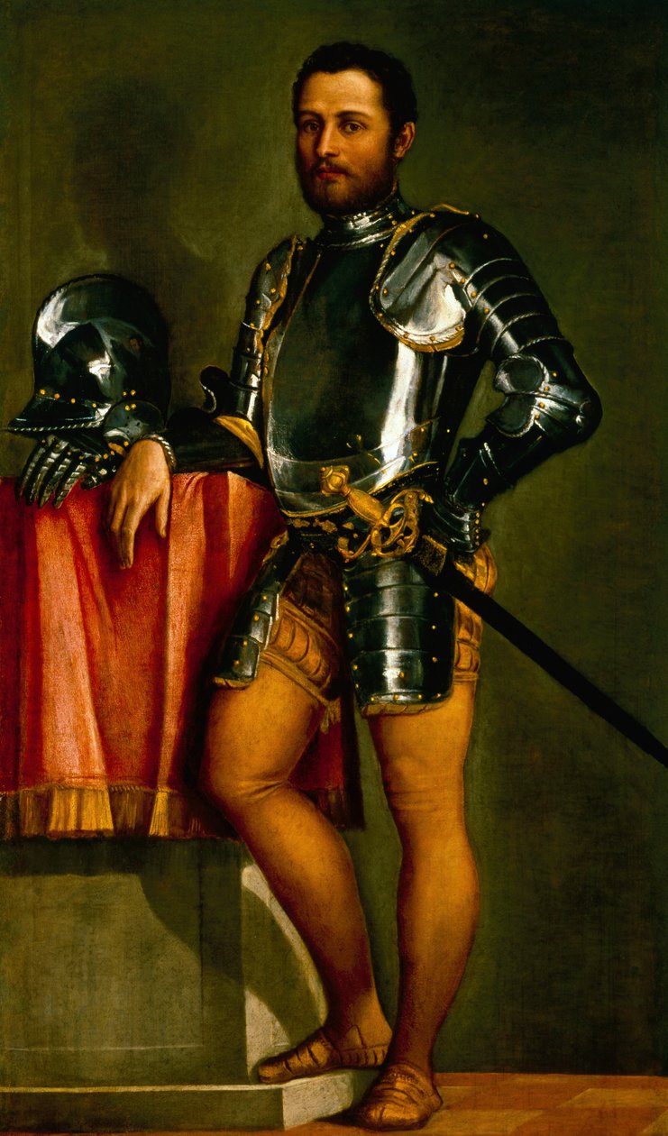 Portret dżentelmena (olej) autorstwa Veronese