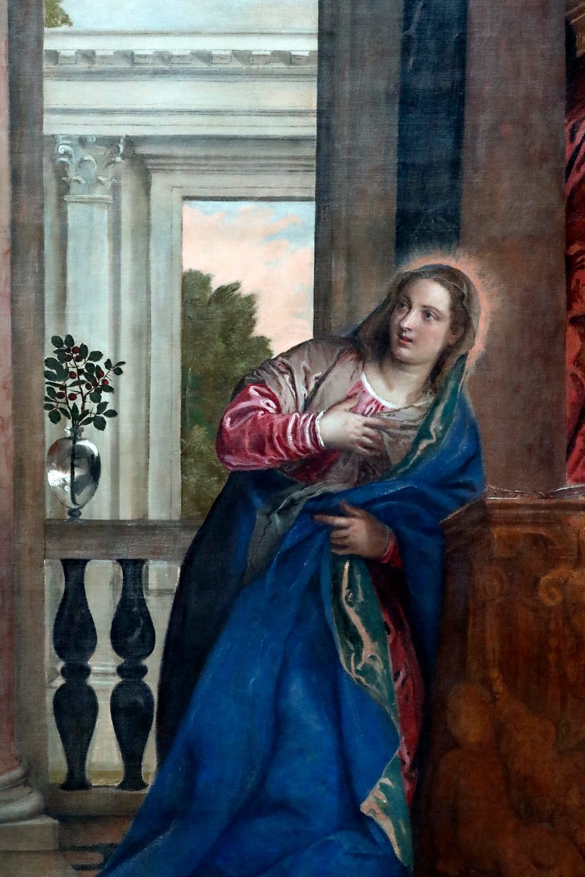 Zwiastowanie NMP XVI w. (olej na płótnie) autorstwa Veronese