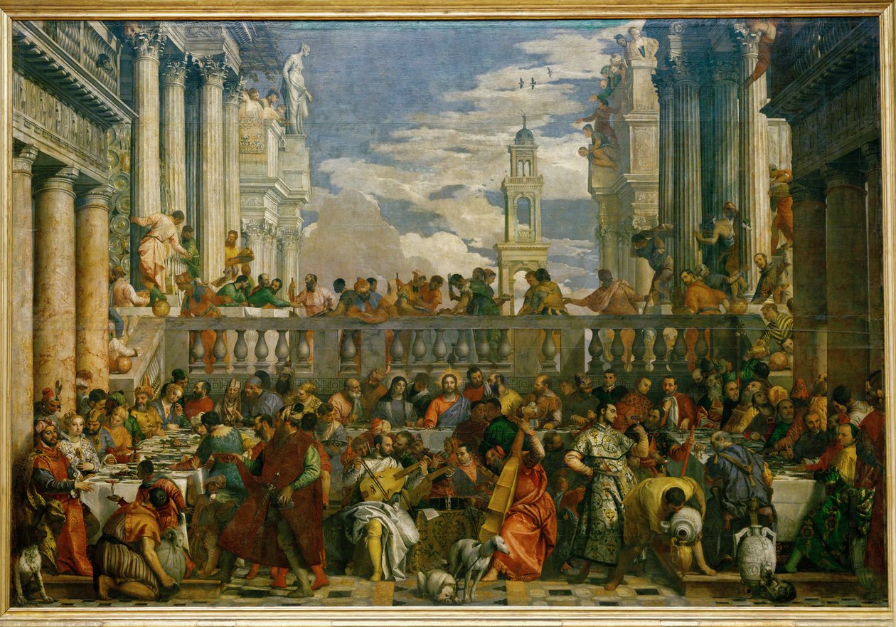 Wesele w Kanie ... autorstwa (1528-88) Veronese