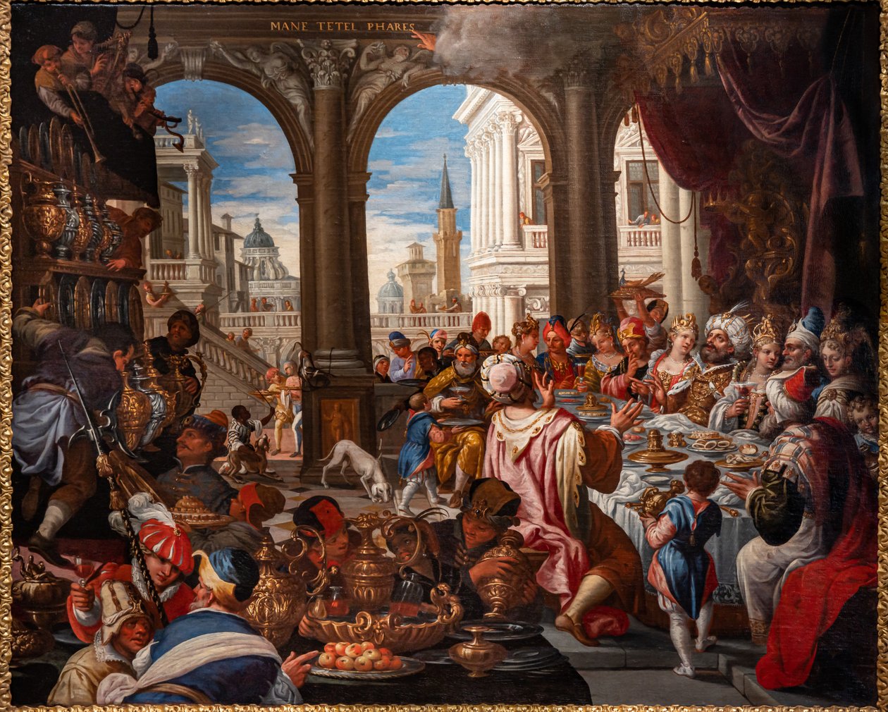 Banquete de Balthazarpolish autorstwa (1528 88) (workshop of) Veronese
