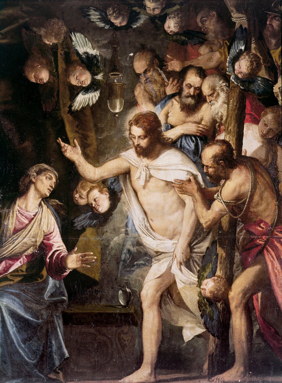Chrystus w otchłani, obraz Paolo Caliari Veronese autorstwa Veronese