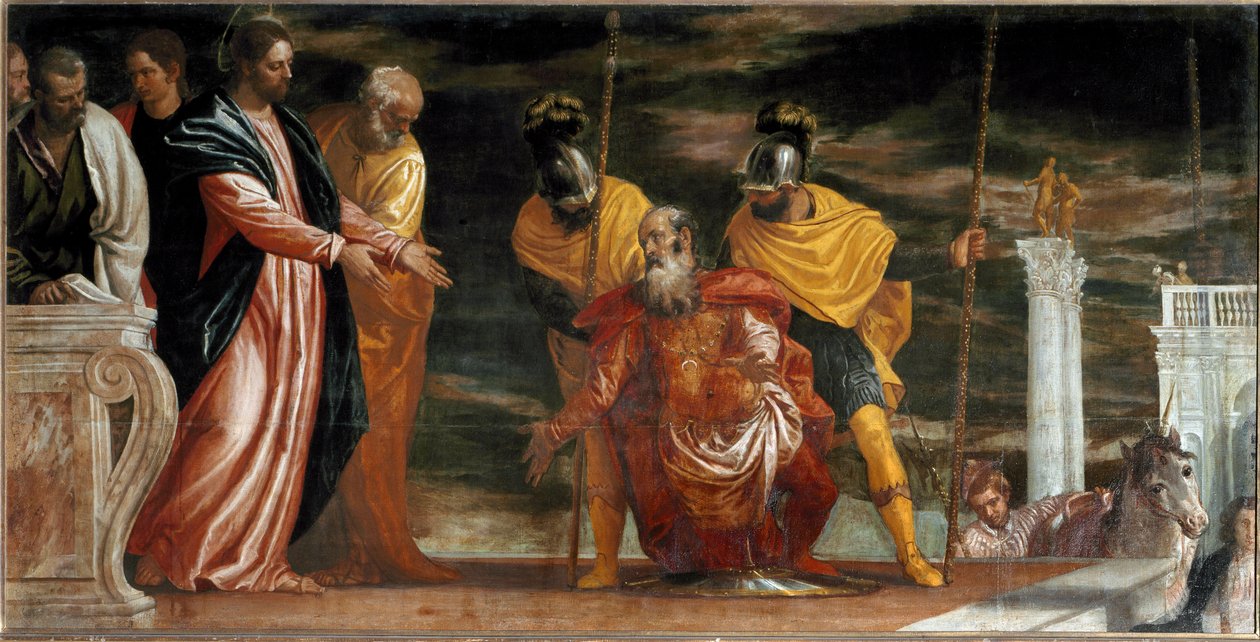 Jezus i setnik z Kafarnaum (malarstwo, ok. 1580) autorstwa Veronese