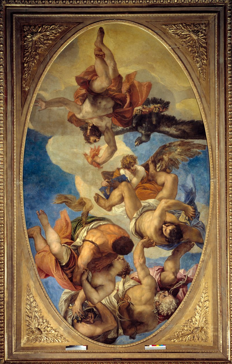 Jowisz piorunuje występki Obraz Paolo Veronese (1528-1588) autorstwa Veronese
