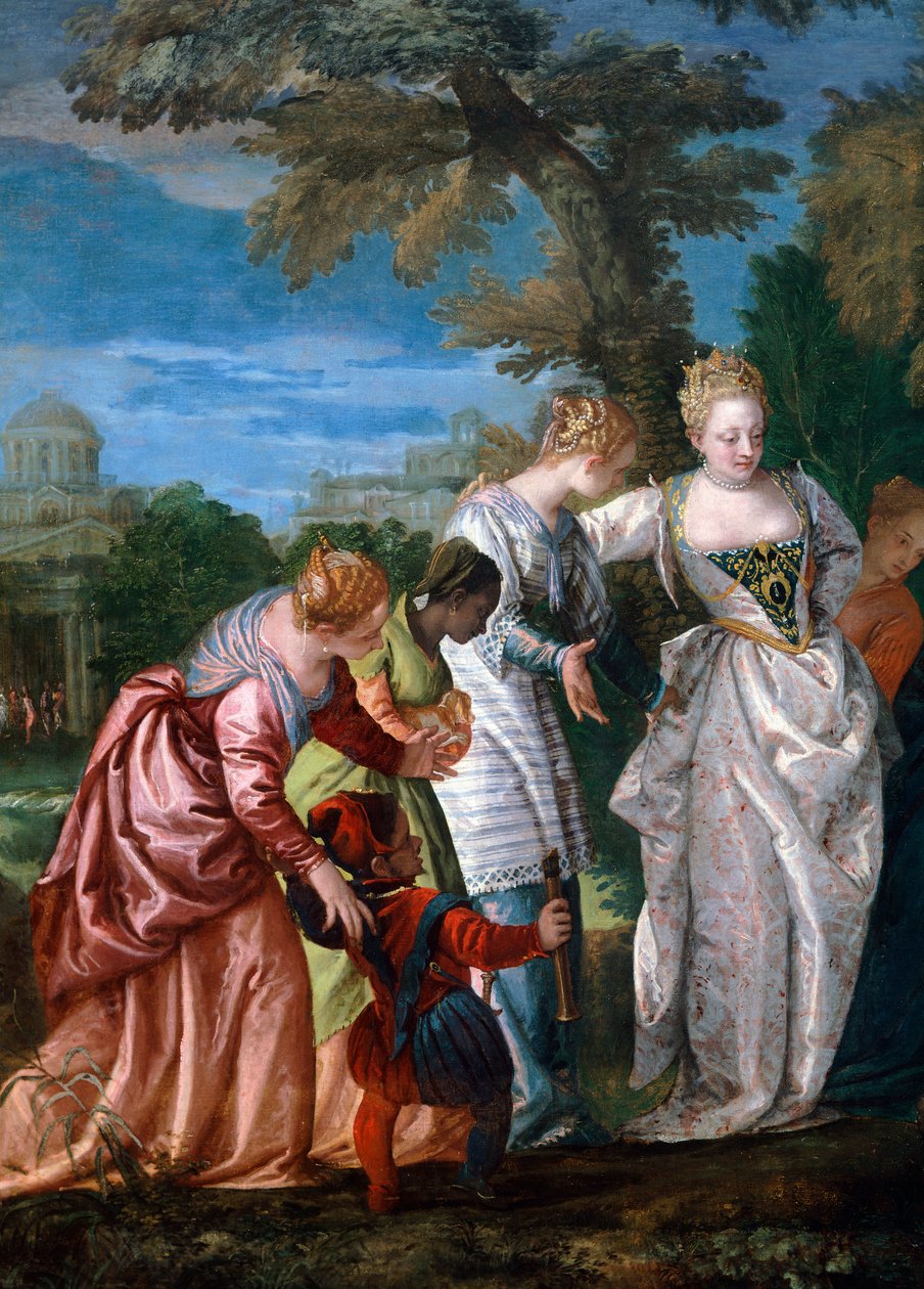 Mojżesz uratowany z wody przez Paolo Veronese (1528-1588) autorstwa (1528 88) Veronese