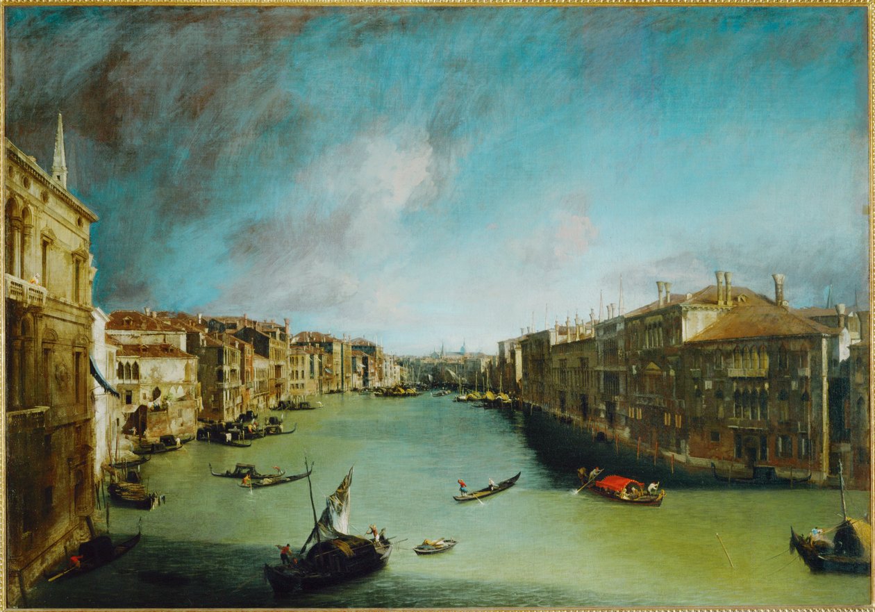 Canal Grande, Wenecja (obraz na płótnie) autorstwa (1697-1768) Canaletto