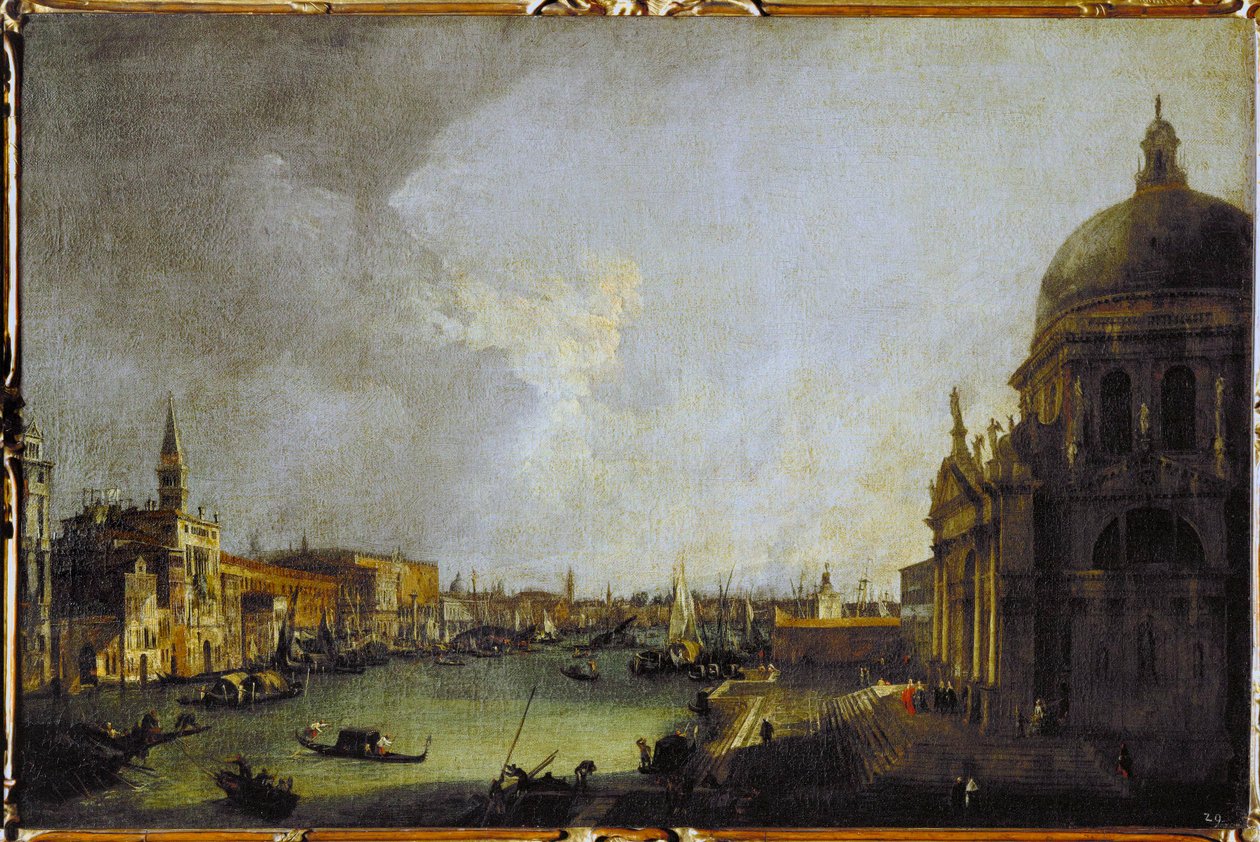Ujście Canal Grande, Wenecja (obraz na płótnie) autorstwa (1697-1768) Canaletto