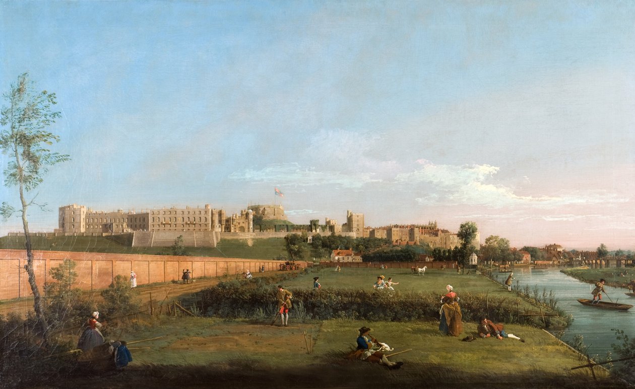 Zamek Windsor z południowego wschodu autorstwa Canaletto