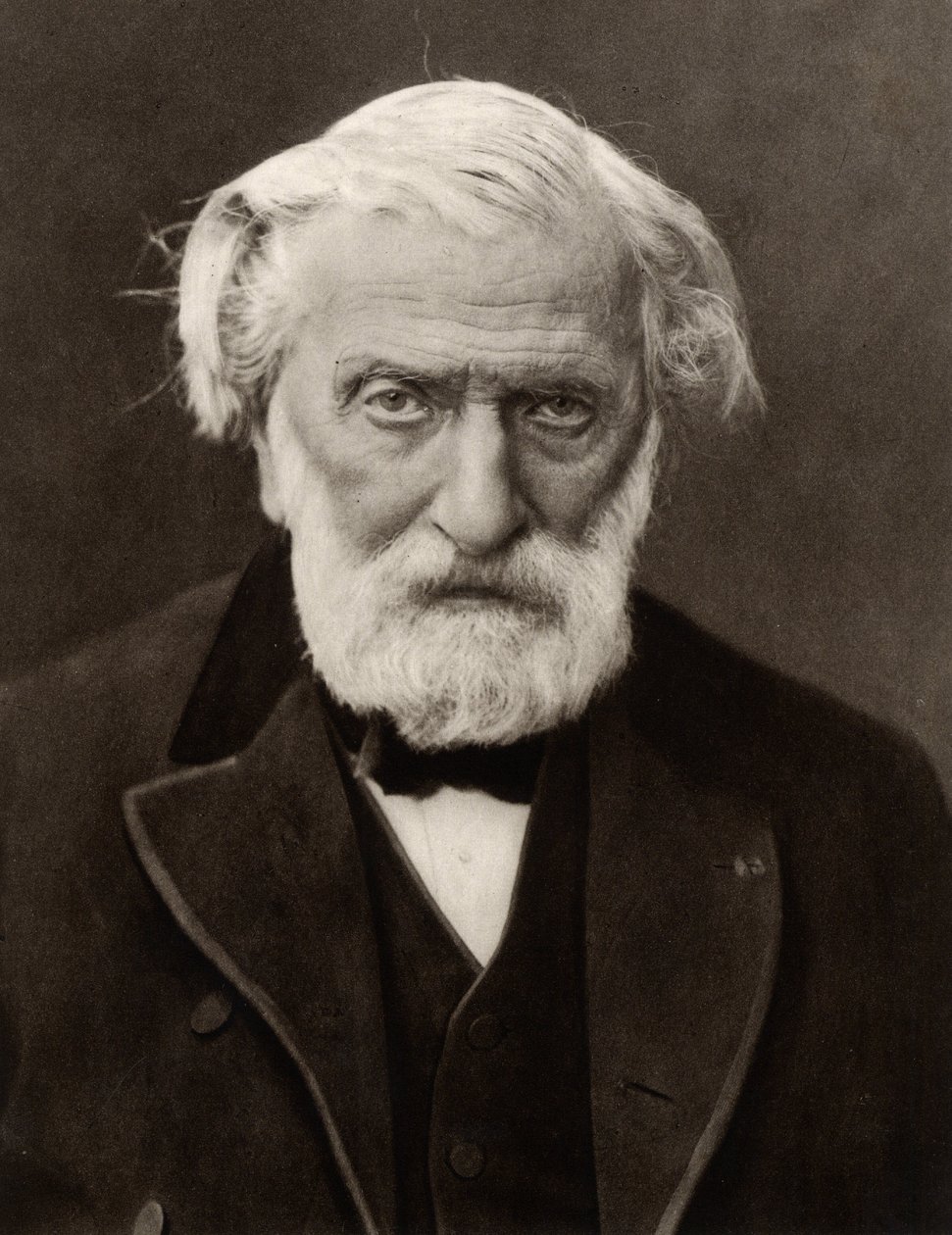 (Charles Louis) Ambroise Thomas (1811-1896) Francuski kompozytor i dyrektor Konserwatorium Paryskiego od 1871 (zdjęcie czarno-białe) autorstwa (1820 1910) Nadar