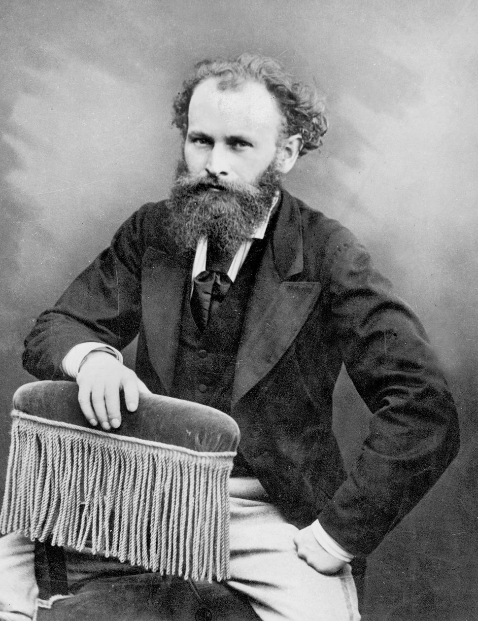Edouard Manet, ok. 1875 (zdjęcie czarno-białe) autorstwa (1820 1910) Nadar