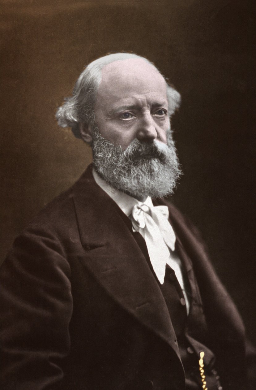 Eugene Viollet Le Duke, c.1870-1875 (zdjęcie czarno-białe) autorstwa Nadar