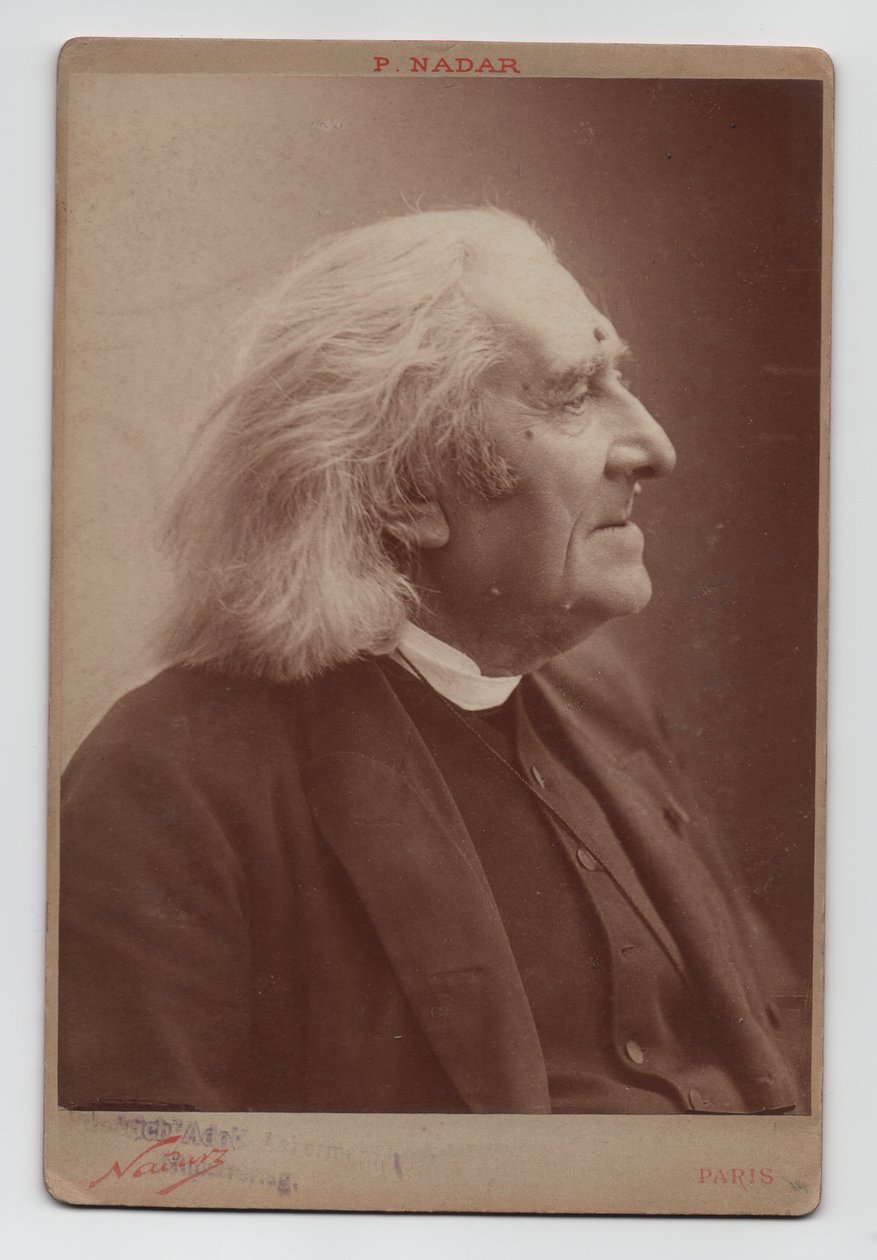 Franciszek Liszt (1811-1886) (1886, zdjęcie) autorstwa (1820 1910) Nadar