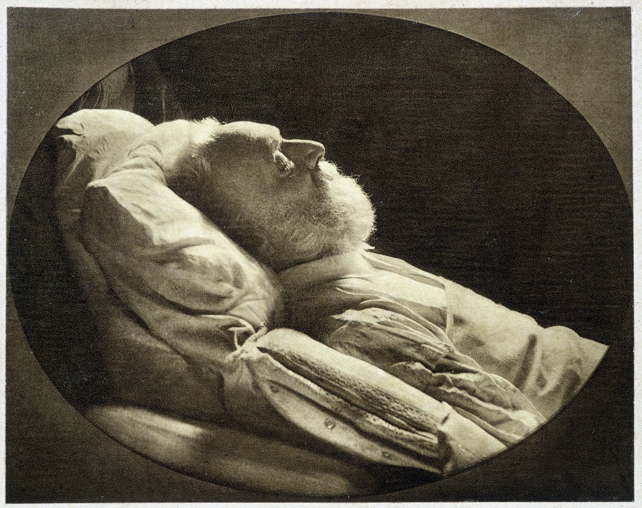 Victor Hugo na łożu śmierci, 22 maja autorstwa Nadar