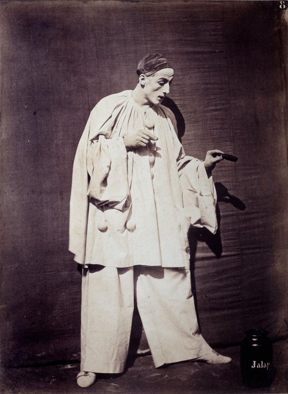 Mim: Charles Deburau (1829-1873) w „Pierrot przy garnku medycyny”” autorstwa Nadar