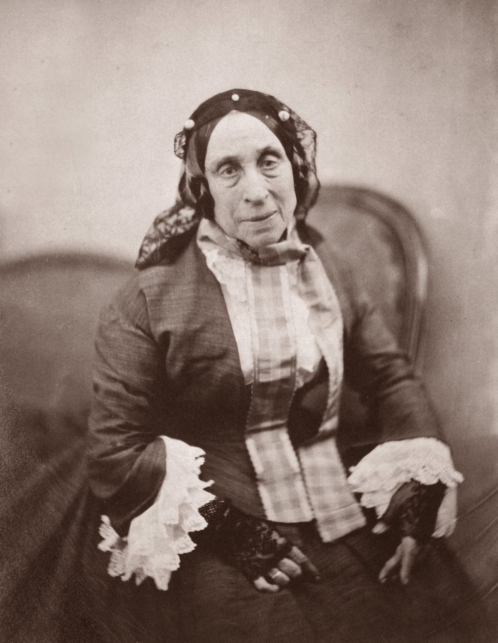Portret Madame Desbordes Valmore (Marceline Felicite Josephine Desbordes-Valmore autorstwa Nadar