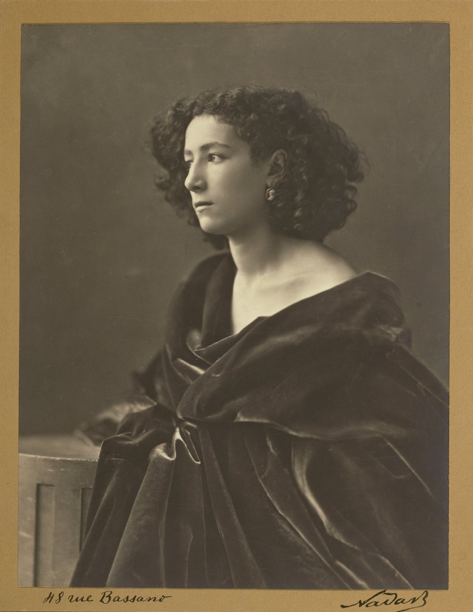 Portret Sarah Bernhardt w 1864 roku autorstwa Nadar autorstwa Nadar