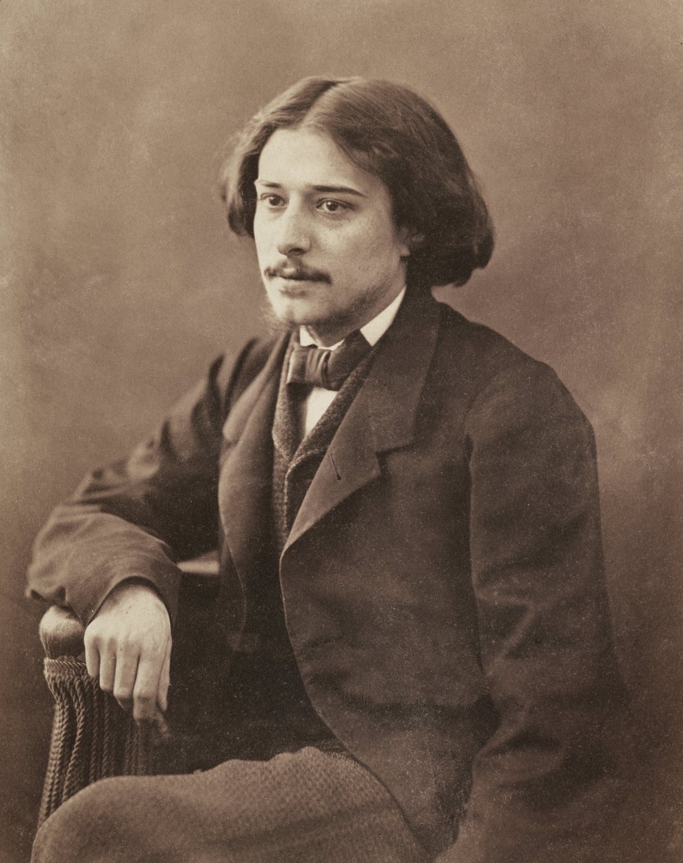 Portret pisarza Alphonse Daudeta (1840-1897) autorstwa Nadara, Gaspard-Felix (1820-1910) autorstwa Nadar