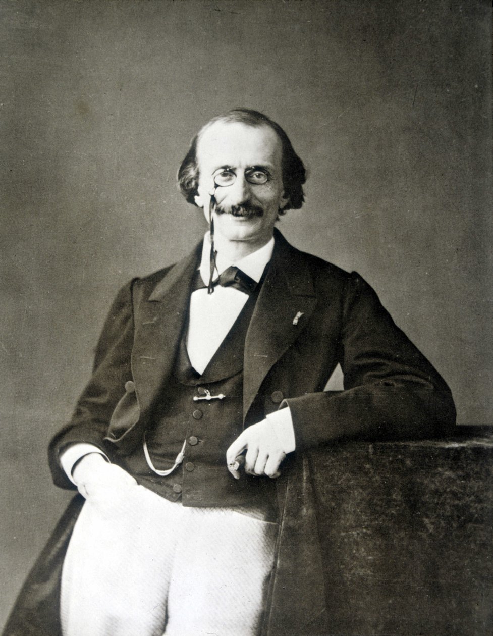 portret Jacquesa Offenbacha (1819-1880), niemieckiego kompozytora, naturalizowanego francuskiego przez Nadara. autorstwa Nadar