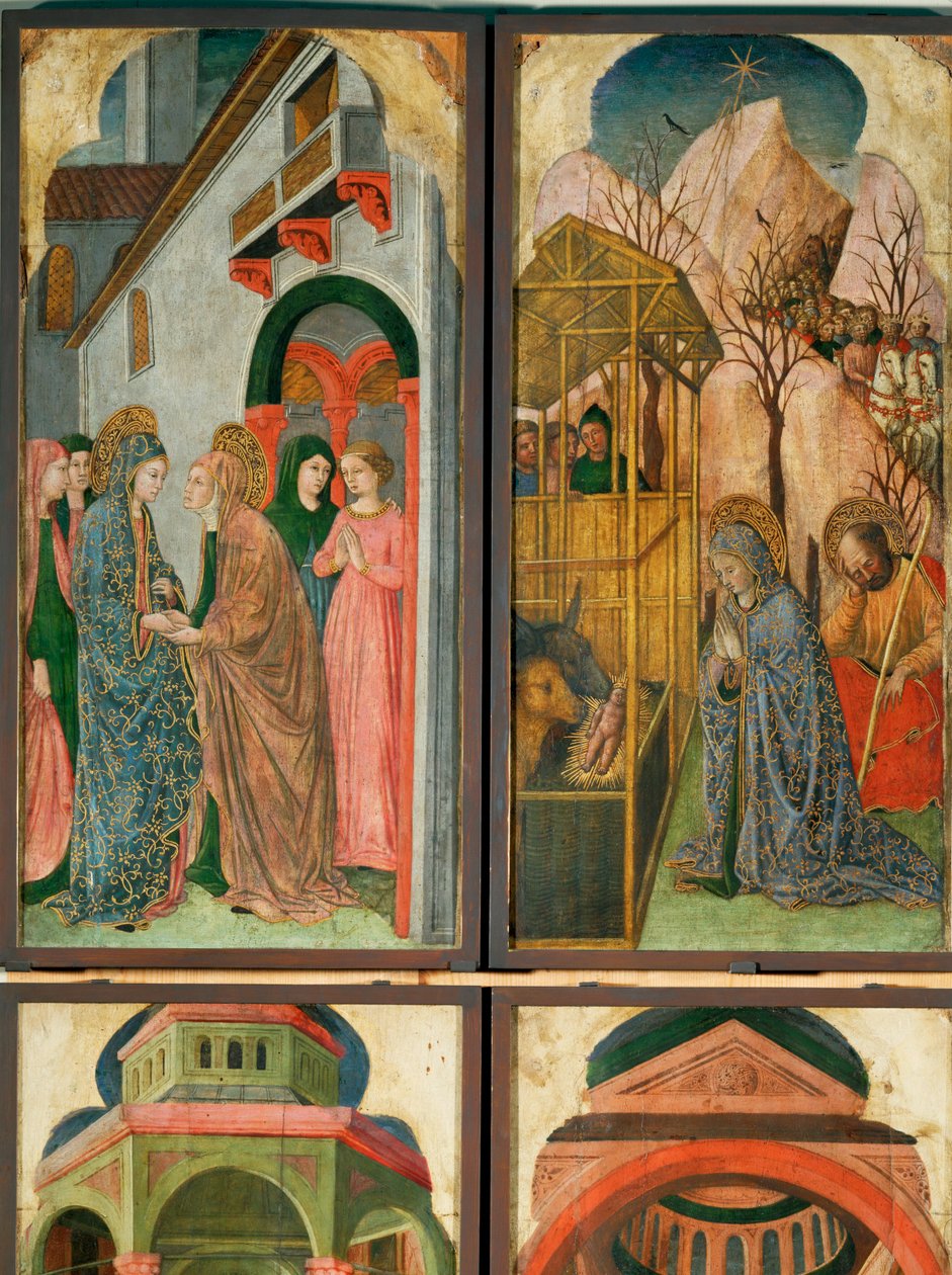12 scen z życia Dziewicy ... autorstwa (active c.1463-c.1490) Master of Wilten