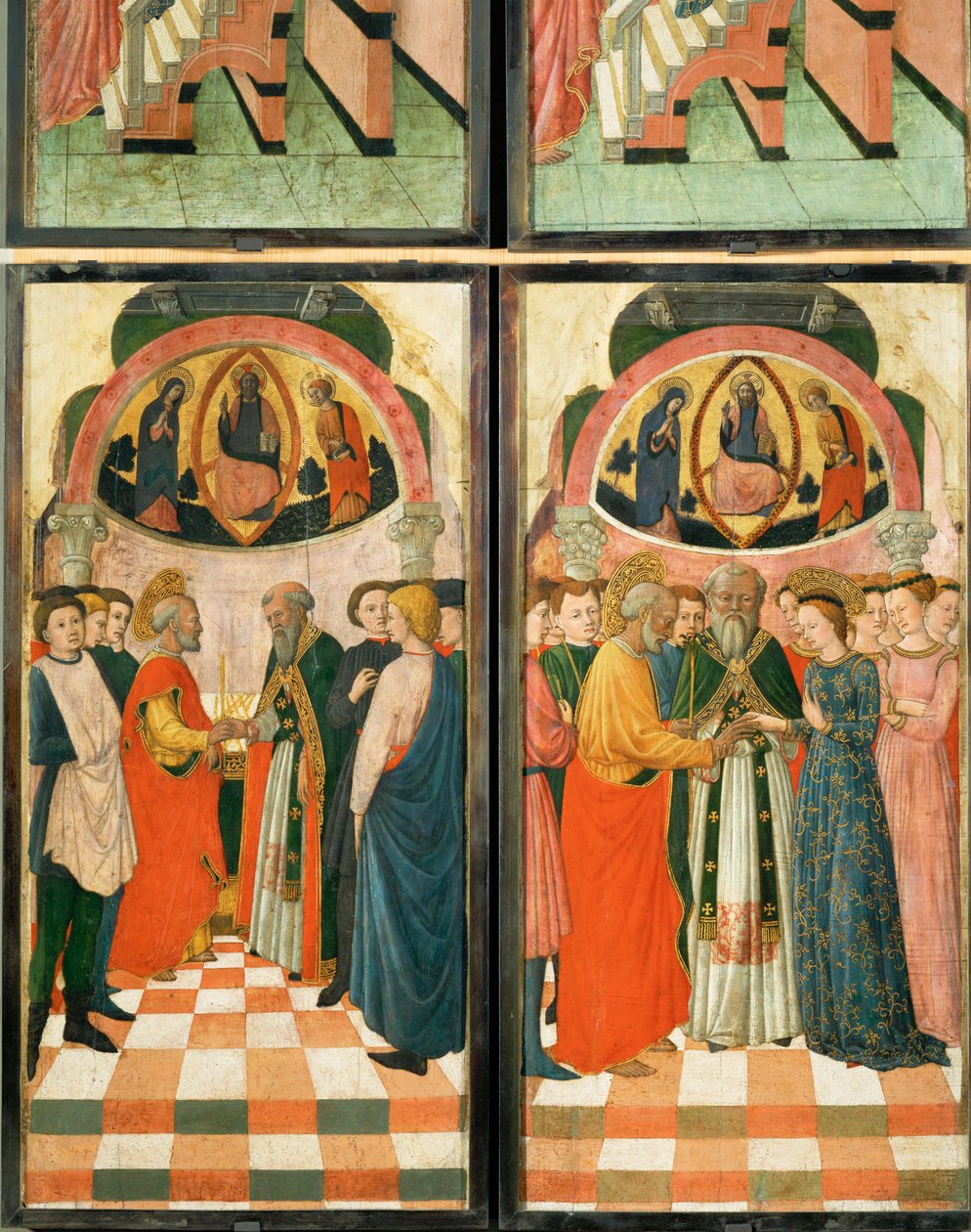 12 scen z życia Dziewicy ... autorstwa (active c.1463-c.1490) Master of Wilten
