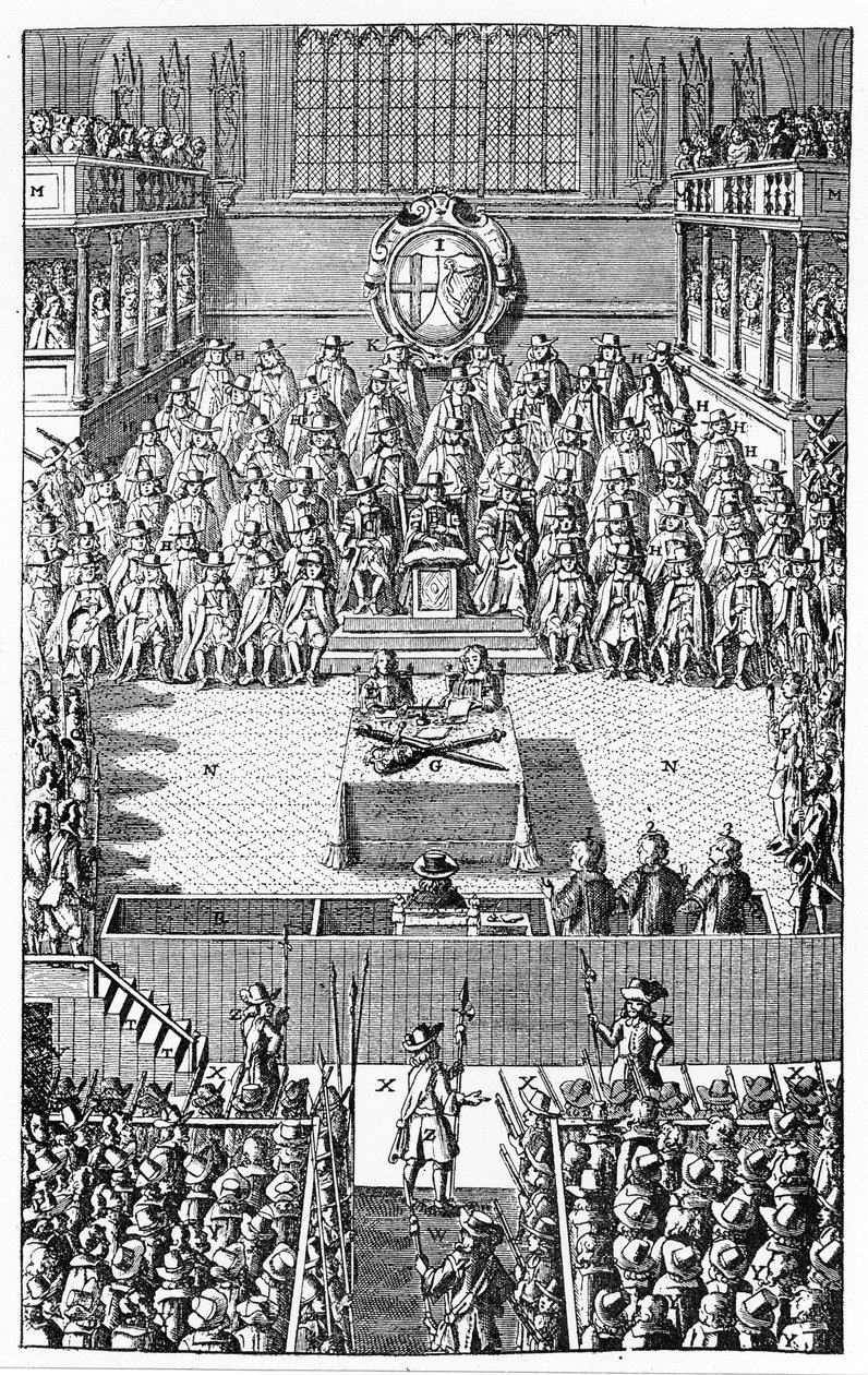 Proces Karola I, styczeń 1649 r. autorstwa (after) English School