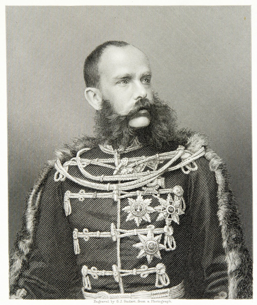 Franciszek Józef (grafika) autorstwa (after) English photographer