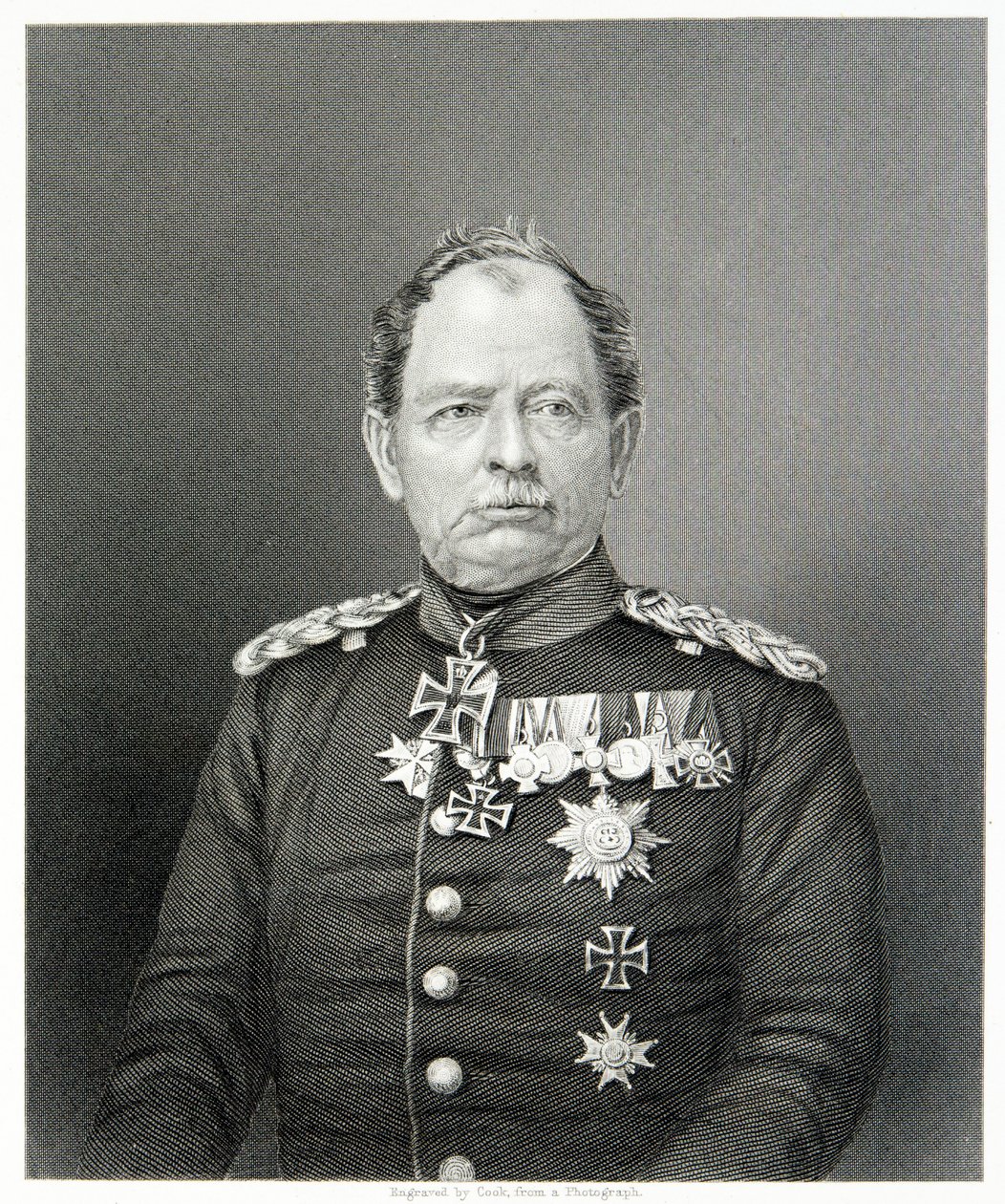 Generał von Werder autorstwa (after) English photographer
