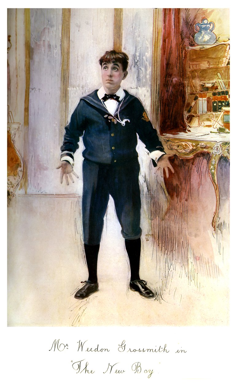 Weedon Grossmith w filmie „Nowy chłopak” autorstwa (after) English photographer