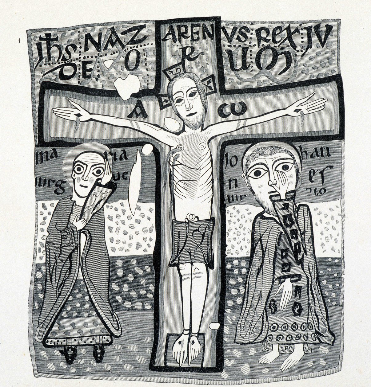 Sztuka religijna, Chrystus na krzyżu. XII wiek. autorstwa (after) French School