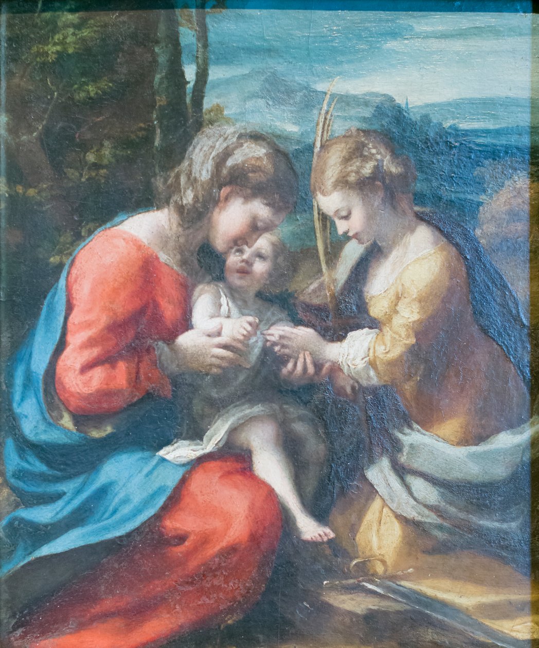 Mistyczne zaślubiny świętej Katarzyny autorstwa (c.1489 1534) Correggio
