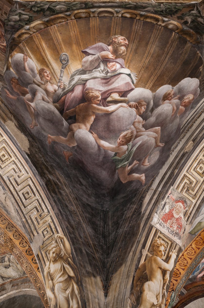 Św. Bernard, detal 3660852 autorstwa (c.1489 1534) Correggio