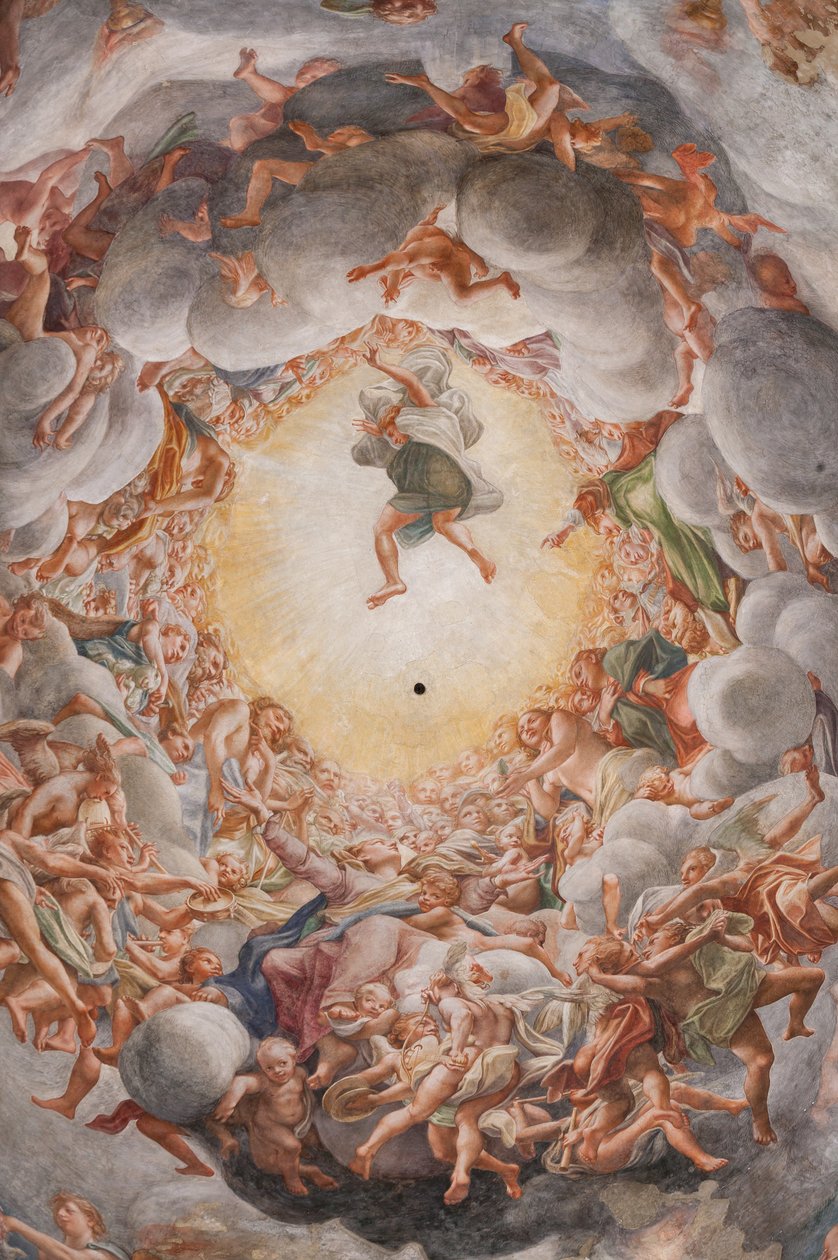Wniebowzięcie NMP, fragment 3660852 autorstwa (c.1489 1534) Correggio