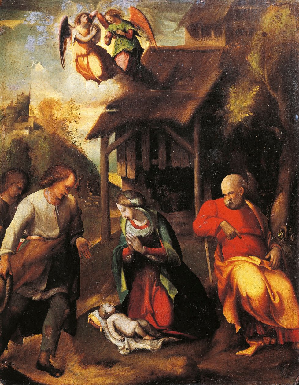 Adoracja pasterzy (obraz autorstwa (c.1489 1534) Correggio