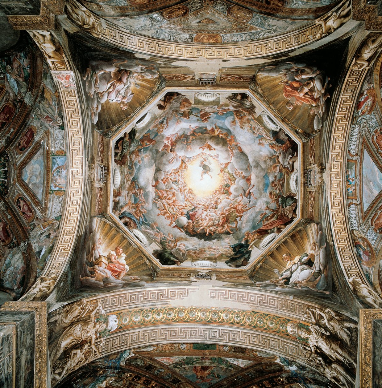 Kopuła z Wniebowzięciem Najświętszej Maryi Panny autorstwa (c.1489 1534) Correggio