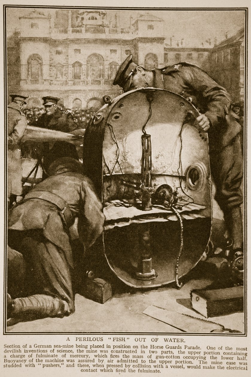Niebezpieczna ryba bez wody, 1914-19 autorstwa Unknown