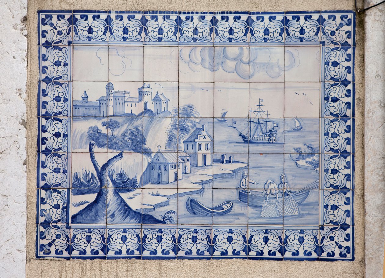 Azulejo, Lizbona, Portugalia. autorstwa Unknown