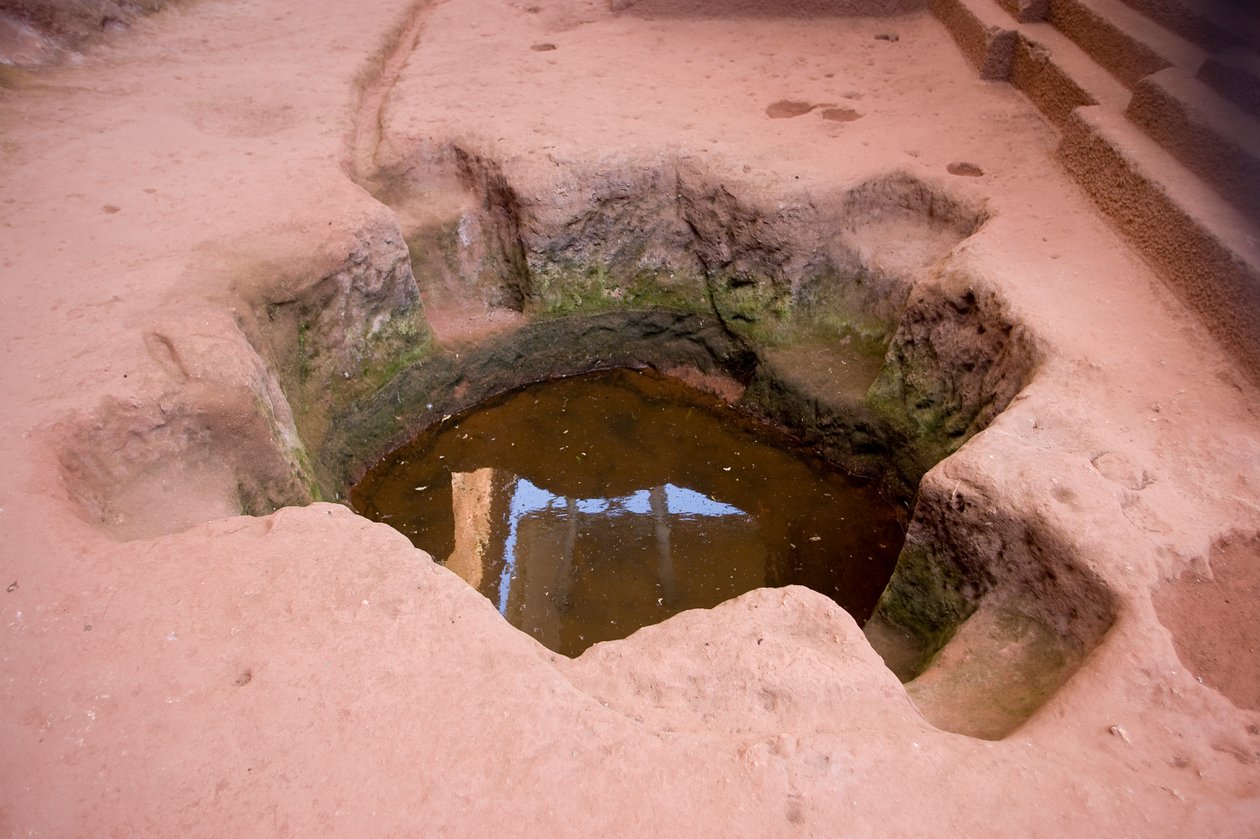 Bet Amanuel Church, Lalibela, Etiopia, Afryka autorstwa Unknown