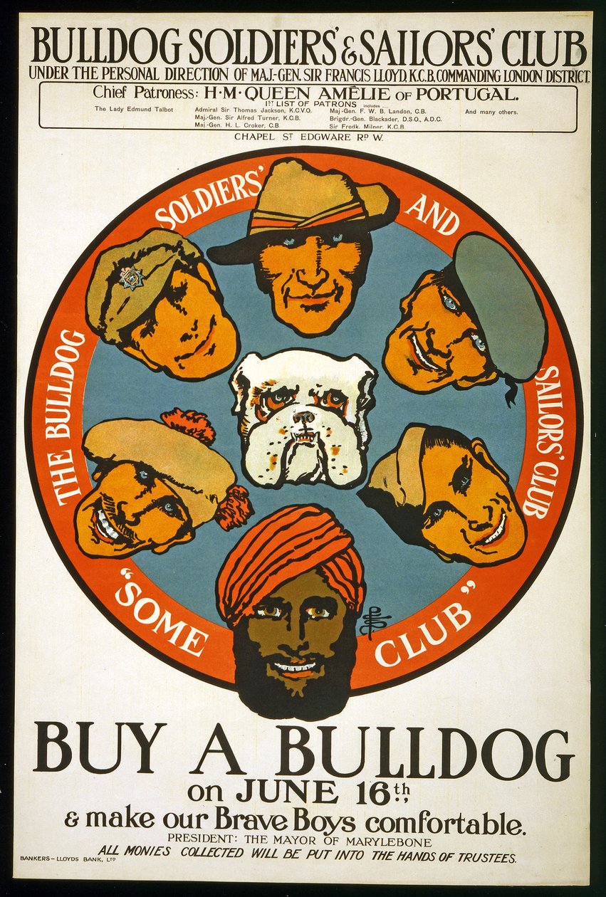 Kup buldoga 16 czerwca i spraw, by nasi dzielni chłopcy byli wygodniejsi, ok. 1915 r. autorstwa Unknown