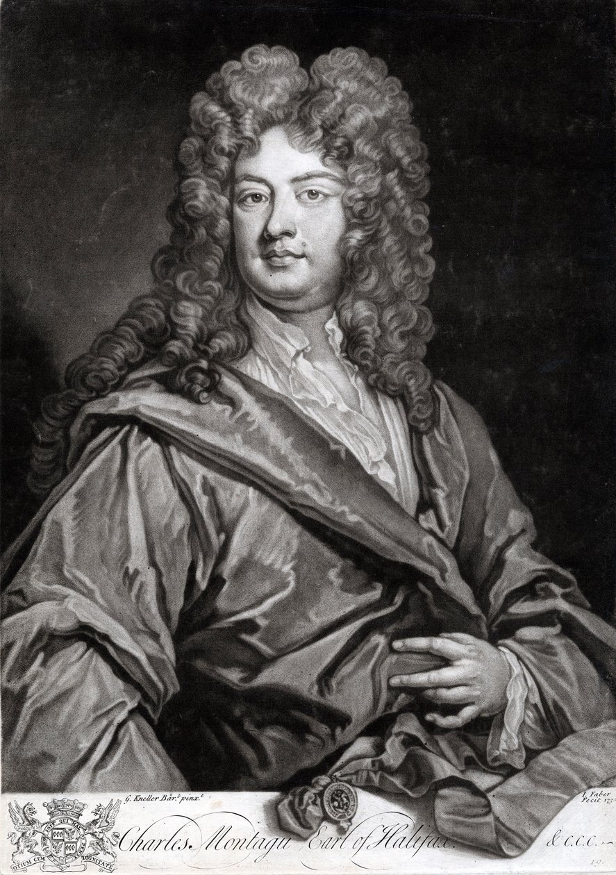 Charles Montagu, hrabia Halifax autorstwa Unknown