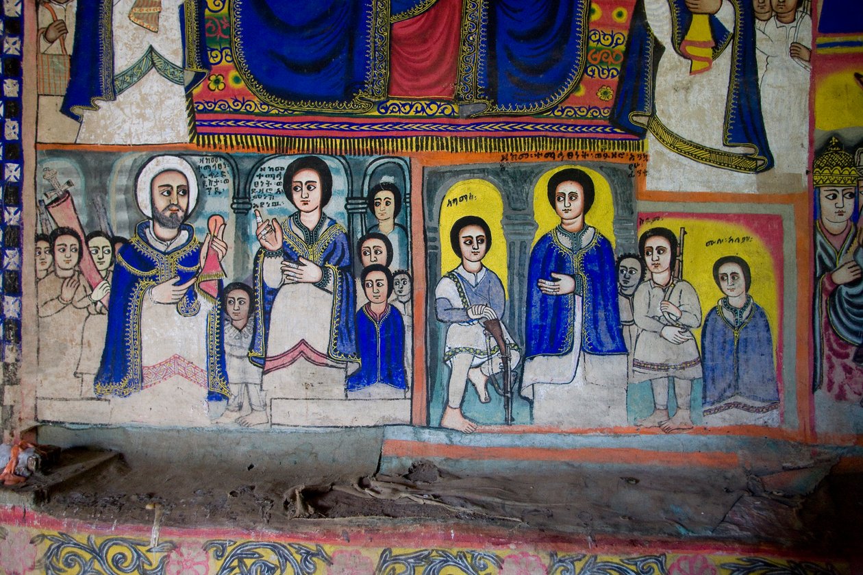 Debir Sina Mary Church, Gorgora, Jezioro Tana, Etiopia, Afryka autorstwa Unknown