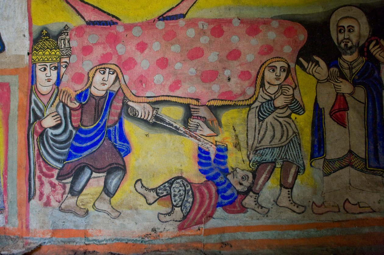 Debir Sina Mary Church, Gorgora, Jezioro Tana, Etiopia, Afryka autorstwa Unknown