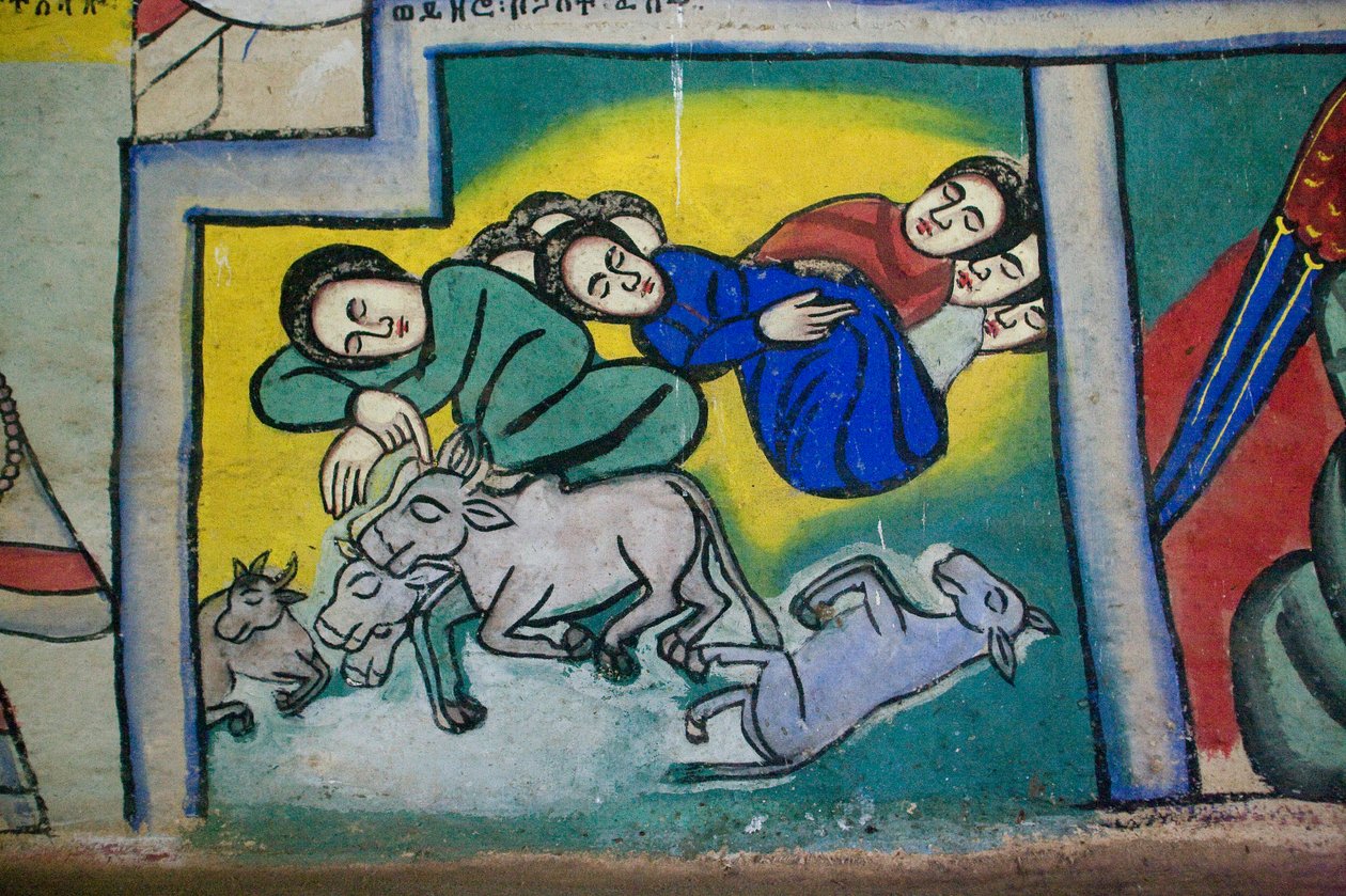 Debir Sina Mary Church, Gorgora, Jezioro Tana, Etiopia, Afryka autorstwa Unknown