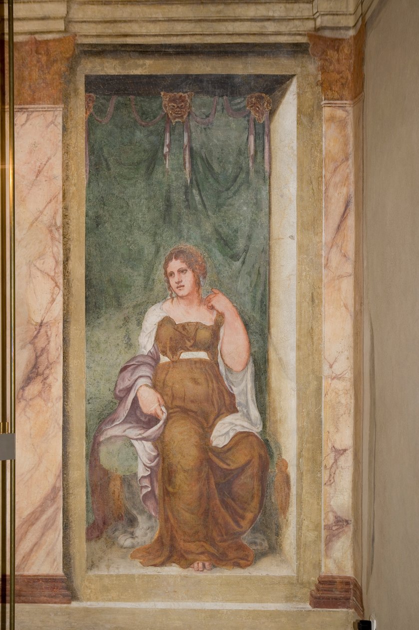 Fresco, Villa dei Vescovi, Luvigliano, Wenecja Euganejska, Włochy autorstwa Unknown