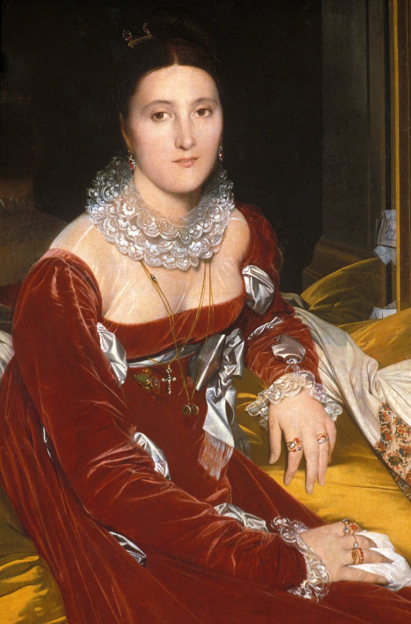 Loire Atlantique N* 096 – odniesienie Daf N* 900820368 – NantesMusee des Beaux Arts – „”Madame de Senonnes”” (Marie Genevieve Marguerite Marcoz, wicehrabia Senonnes, 1783-1828) – Jean Auguste Domin autorstwa Unknown