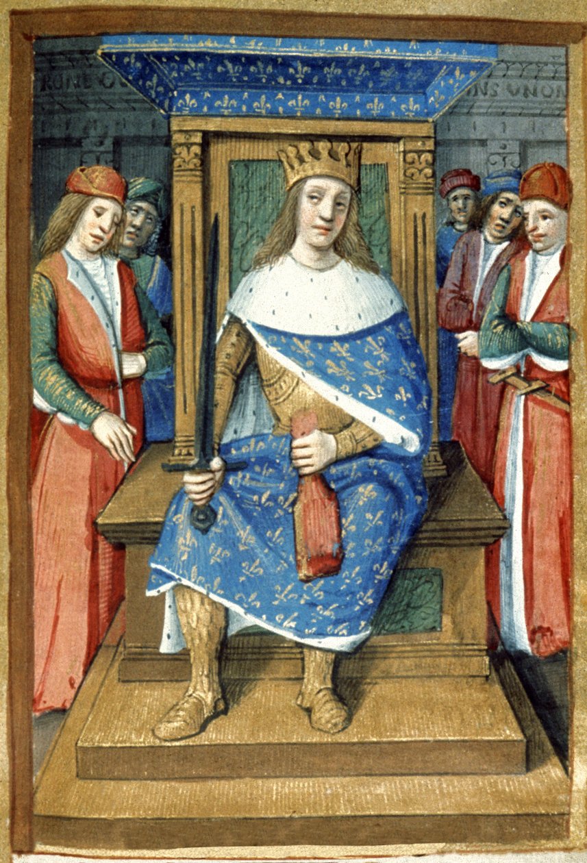 Ludwika IX. Ludwik IX z Francji. autorstwa Unknown